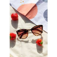 Tortoise Shell Supersize Cat Eye Sunglasses | Etsy (US)