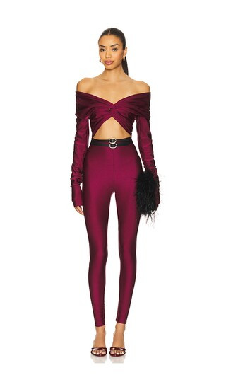 Kendall Jumpsuit in Ruby | Revolve Clothing (Global)