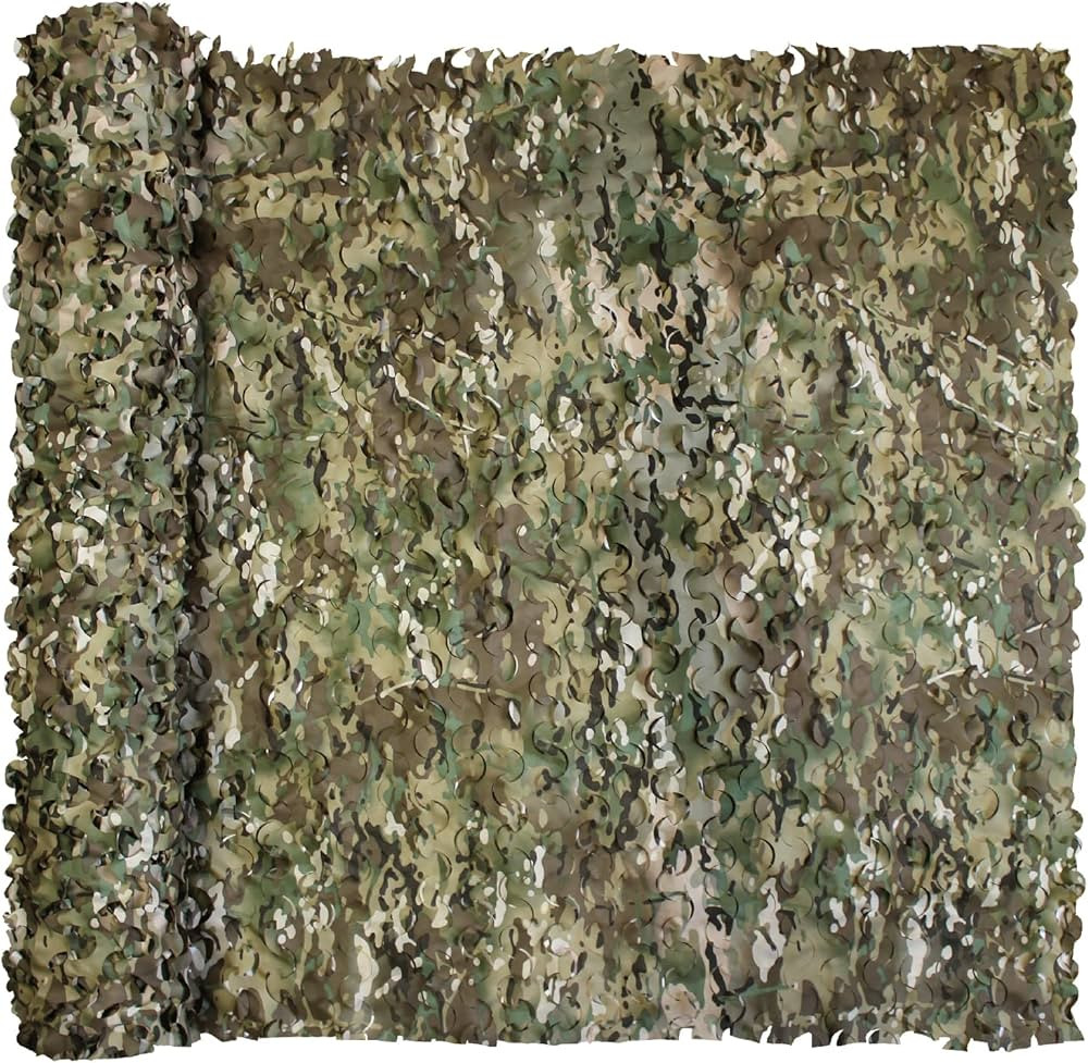 Camo Netting Camouflage Net, Bulk Roll Sunshade Mesh Nets for Hunting Blind Shooting Military The... | Amazon (US)