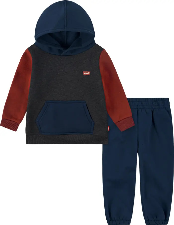 Levi's® Colorblock Pullover Hoodie & Joggers Set | Nordstromrack | Nordstrom Rack