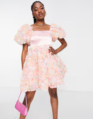 Maya textured rainbow super mini dress | ASOS (Global)