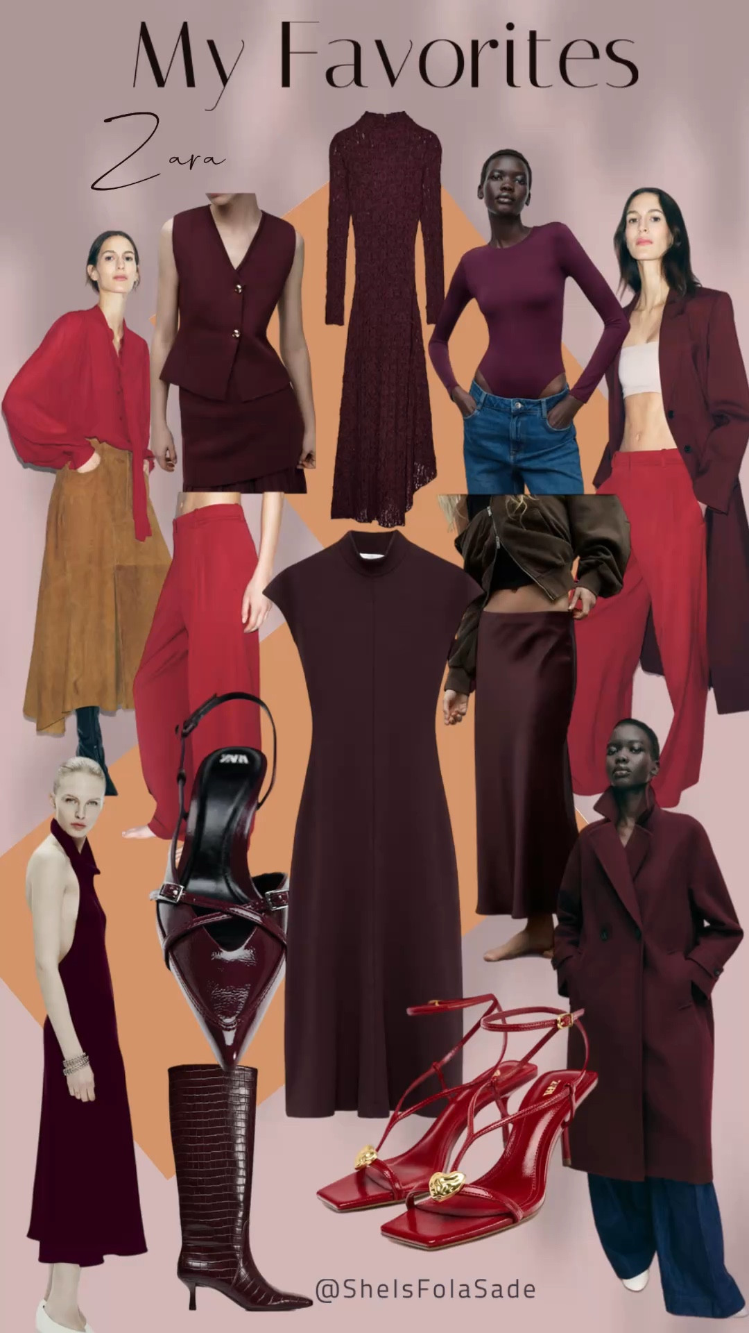 Zara favorites! Lots of burgundy pieces ☺️

#LTKMidsize #LTKStyleTip #LTKWatchNow