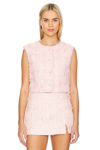 ASTR the Label Francie Top in Pink Jacquard Tweed from Revolve.com | Revolve Clothing (Global)