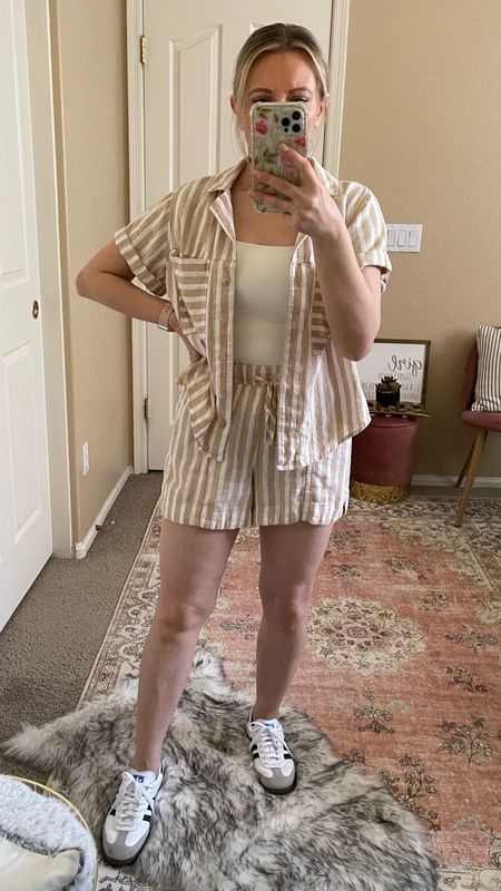 Spring outfit: Target linen set, Pumiey tank top from Amazon. The sneakers are Adidas Samba OG shoes. One of the most comfortable shoes I own. 



Adidas sneakers, samba og sneakers, 


































#LTKxTarget #LTKxSephora 

#LTKbrasil #LTKhome #LTKsalealert #LTKkids #LTKparties #LTKbump #LTKaustralia #LTKfamily #LTKfitness #LTKfindsunder50 #LTKstyletip #LTKover40 #LTKtravel #LTKSeasonal #LTKAsia #LTKVideo #LTKGiftGuide #LTKeurope #LTKworkwear #LTKwedding #LTKshoecrush #LTKplussize #LTKbeauty #LTKbaby #LTKitbag #LTKmidsize #LTKU #LTKswim #LTKActive #LTKmens #LTKFestival #LTKfindsunder100