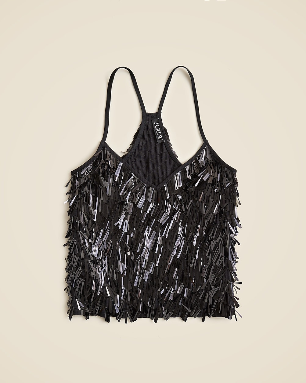 Collection vintage rib tank top with drop sequins | J. Crew US
