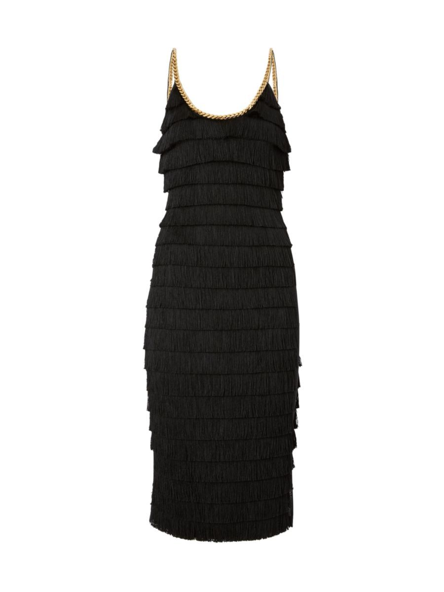 Burberry Melina Fringe Chain Dress | Saks Fifth Avenue