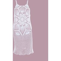 White Crochet Dress, Beach Cover-Up, Beach Tunic Wedding Crochet Summer | Etsy (US)