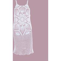 White Crochet Dress, Beach Cover-Up, Beach Tunic Wedding Crochet Summer | Etsy (US)