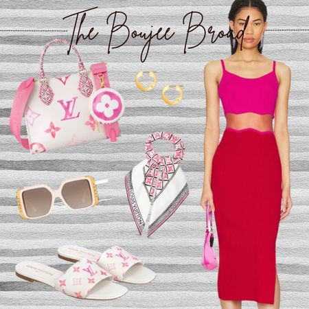 By the pool in pink and red! ❤️🩷
Exact dress pictured is now sold out, but here’s a few replacement suggestions. 