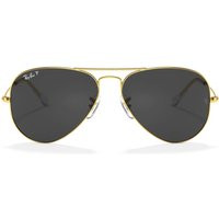 Ray Ban Sunglasses Rb3025 919648 Aviator Gradient Gold/Black Unisex Polarized | Balardi (US & Canada)