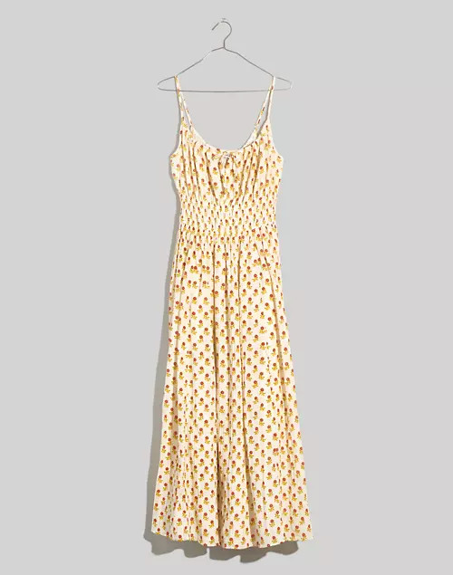 Plus Sophia Cami Midi Dress in Wild Calendula Block-Print | Madewell