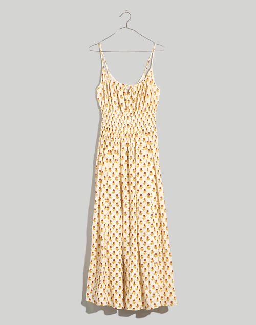 Plus Sophia Cami Midi Dress in Wild Calendula Block-Print | Madewell