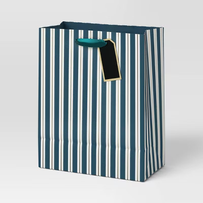 Christmas Legacy Luxe Gift Bag Cub Stripes - Wondershop™ | Target