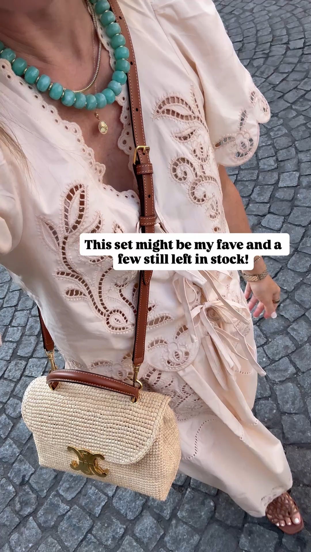 My favorite set I wore in Paris! I love the color and the cute detail and ties…not to mention it’s super comfy! Wore these with my favorite target slides that were so comfortable my whole trip!￼￼

#LTKOver40 #LTKootd #LTKTravel