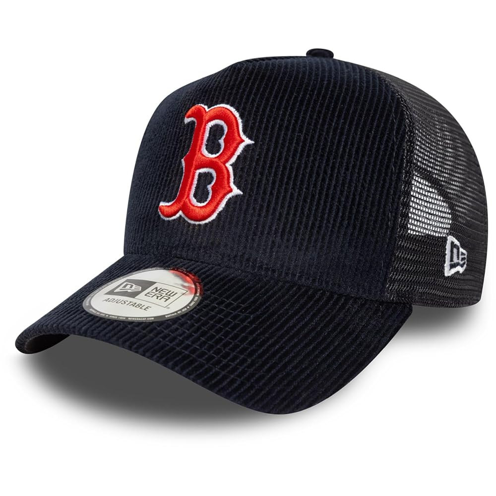 New Era A-Frame Trucker Cap - Cord Boston Red Sox Navy | Amazon (UK)