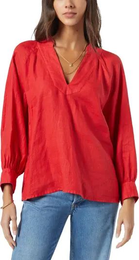 Joie Perci Linen Popover Blouse | Nordstrom | Nordstrom