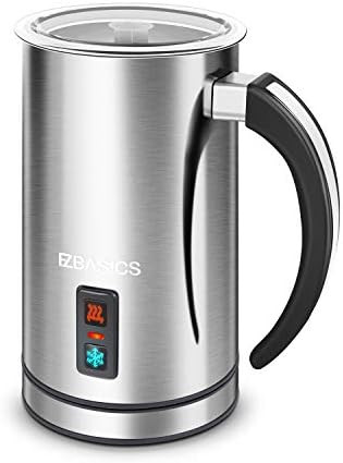 Amazon.com: Milk Frother, EZBASICS Electric Milk Steamer Stainless Steel, 8.4oz/250ml Automatic H... | Amazon (US)