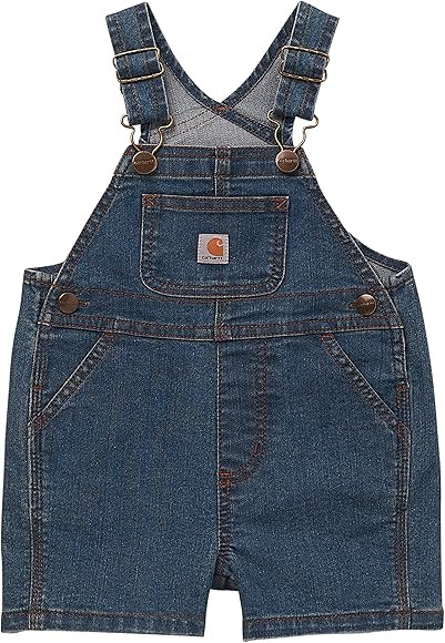 Carhartt Unisex Baby Rugged Flex® Loose Fit Denim Shortall | Amazon (US)
