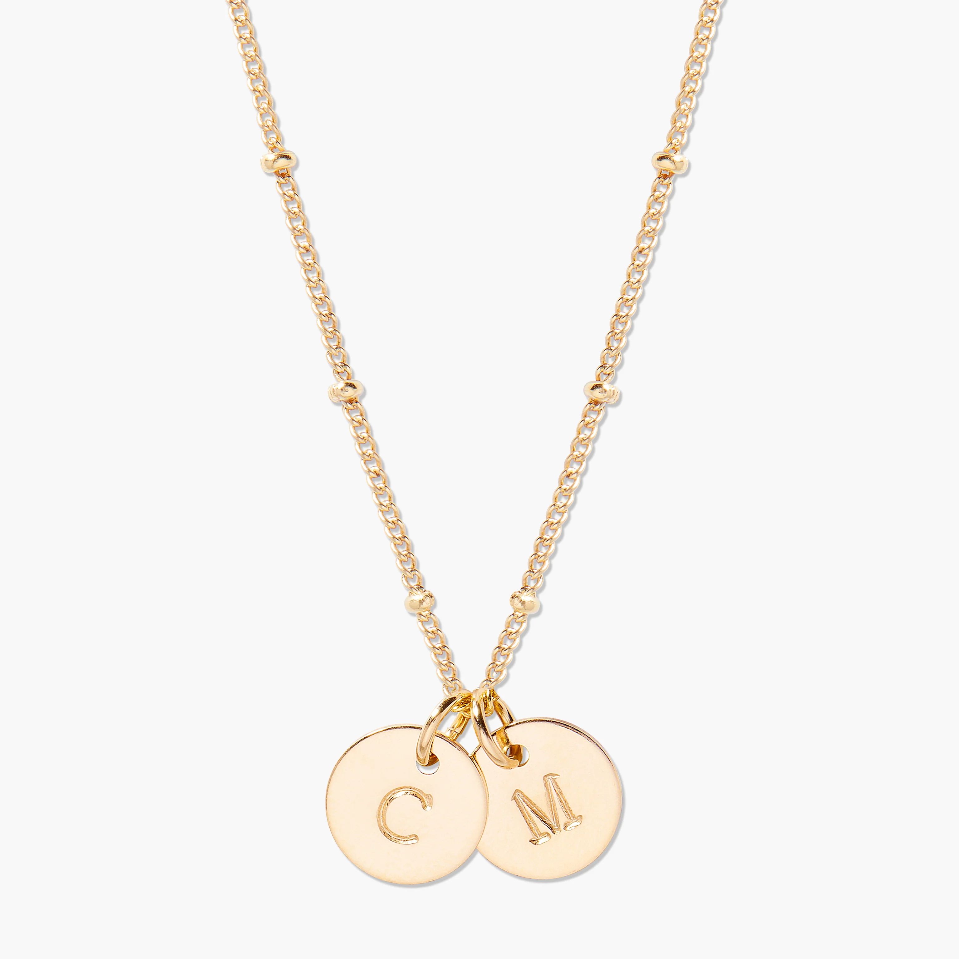 Madeline Two Initial Pendant | Brook and York