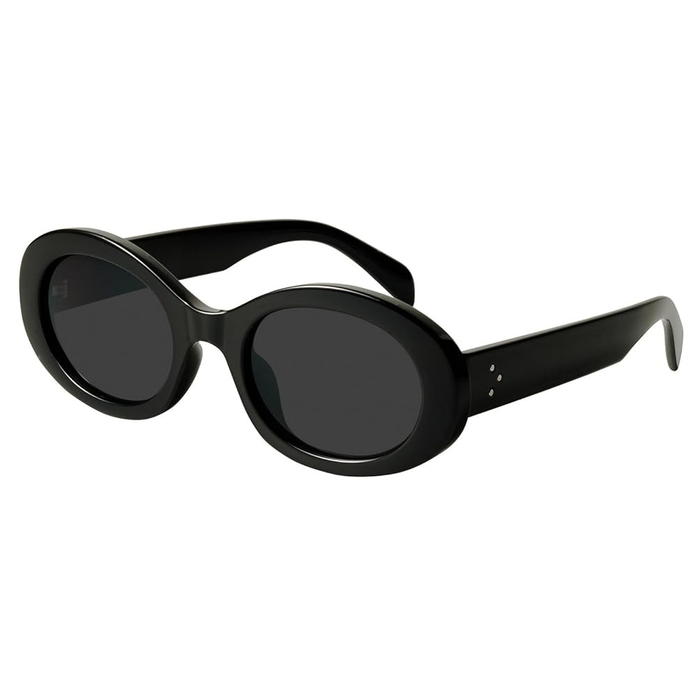 mosanana Oval Retro Trendy Sunglasses for Women 90s Style MS52371 | Amazon (US)