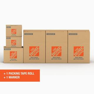 The Home Depot 6-Box Closet Moving Box Kit HDC1 | The Home Depot