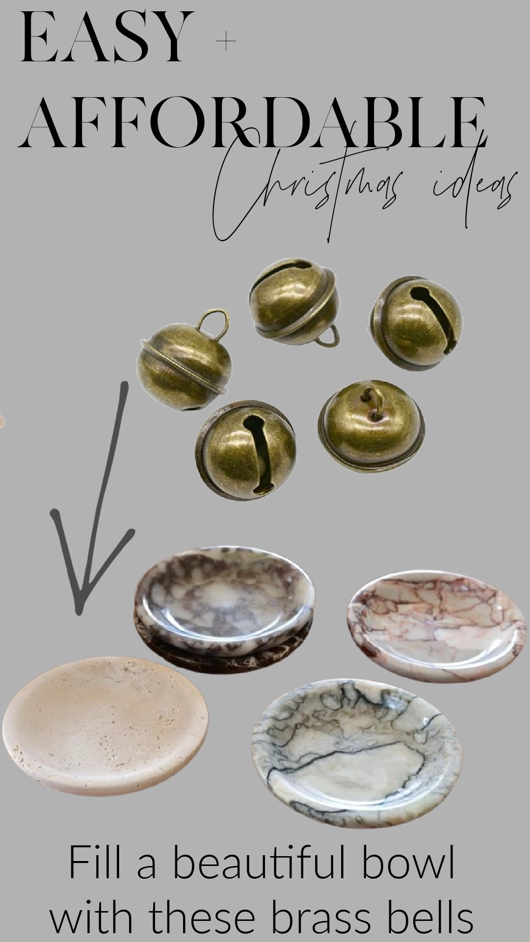 An easy + affordable Christmas styling idea you’ll use every year 🎄✨
Fill a pretty bowl with these vintage brass bells for instant holiday charm. Such a chic neutral look for under $50!
Shop the exact bells + bowls below 🤍

#LTKholiday #LTKhome #AffordableDecor #NeutralChristmas #HolidayStyling


#LTKHoliday #LTKSeasonal #LTKHome