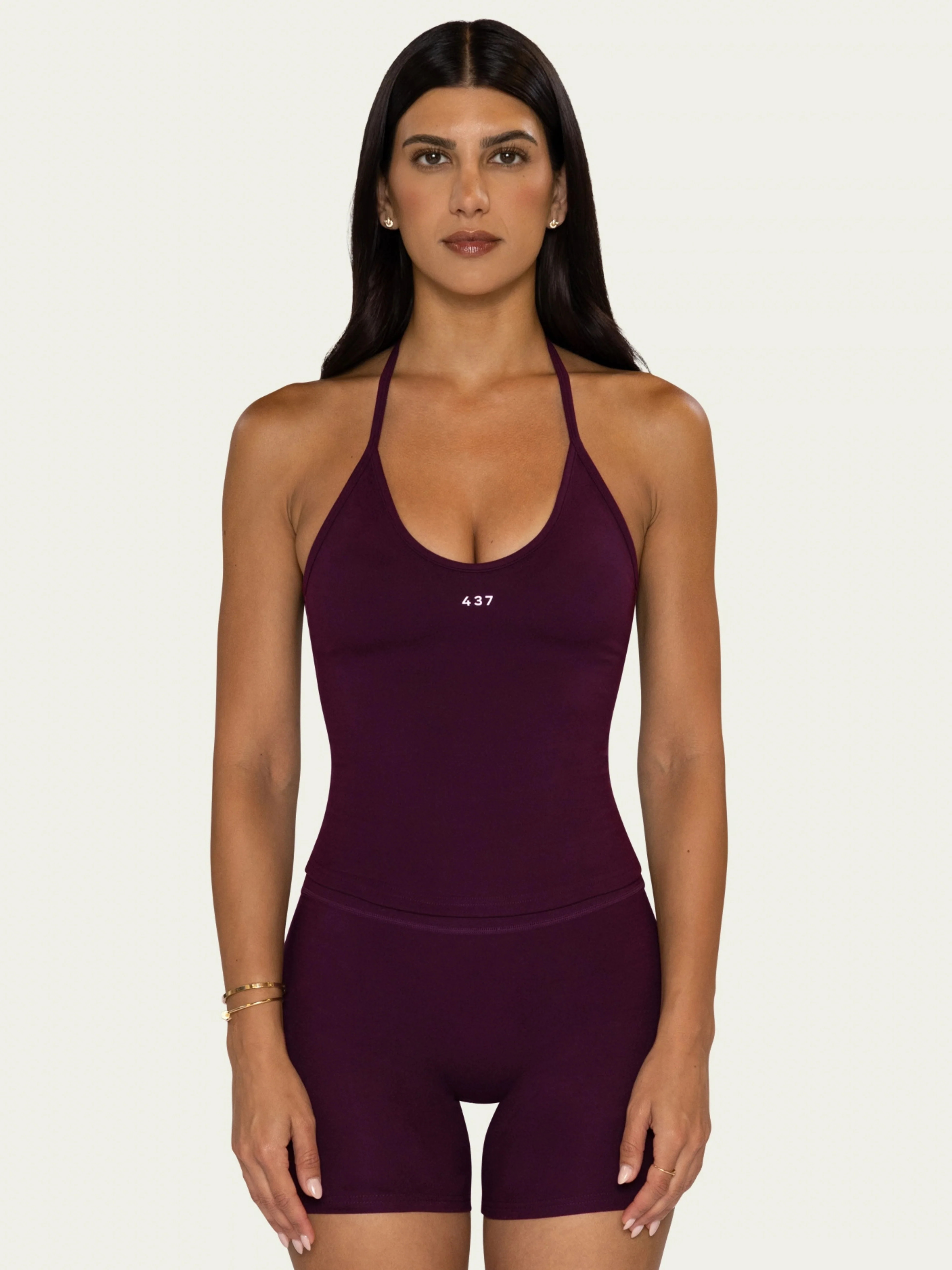 The Bare Hip Tank Plum | 437