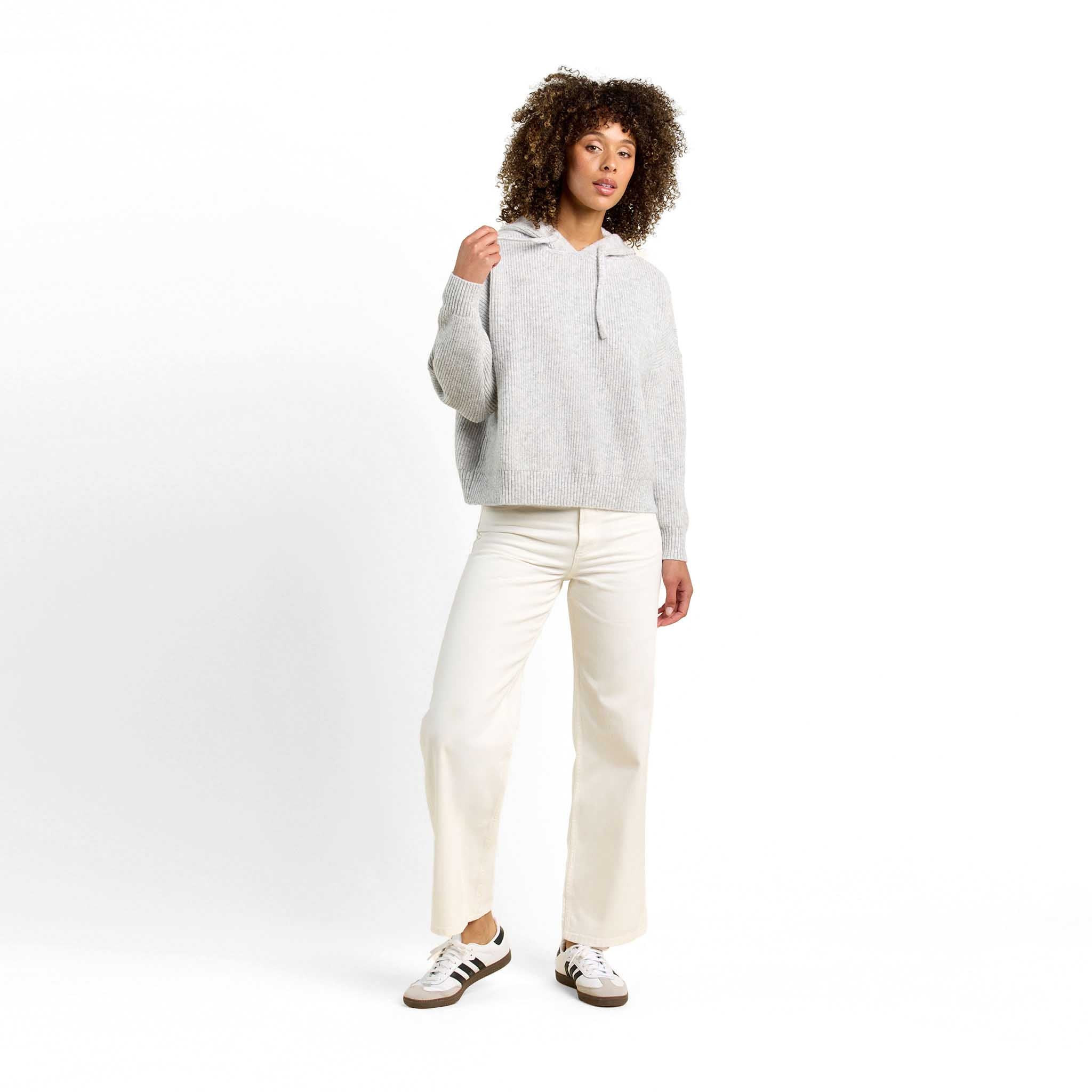 Ribbed Sweater Hoodie | Nuuds US