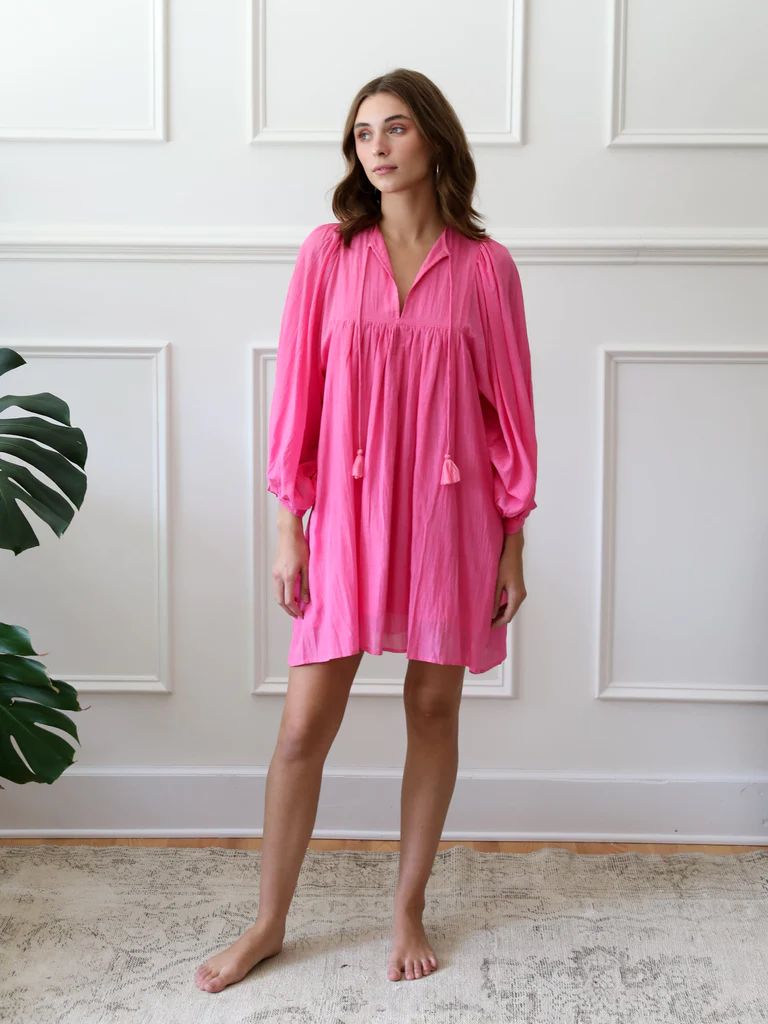 Shop Mille - Daisy Dress in Azalea Voile | Mille