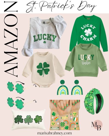 The luck o’ the Irish will be with you with these adorable Amazon finds for the family that all arrive in time for St. Patrick’s Day! ☘️ #amazonfinds #stpatricksday #marchamazonfinds #amazonstyle #stpatricksdaykids

#LTKSeasonal #LTKstyletip #LTKkids