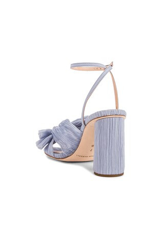 Loeffler Randall Camellia Pleated Knot Sandal in Blue from Revolve.com | Revolve Clothing (Global)
