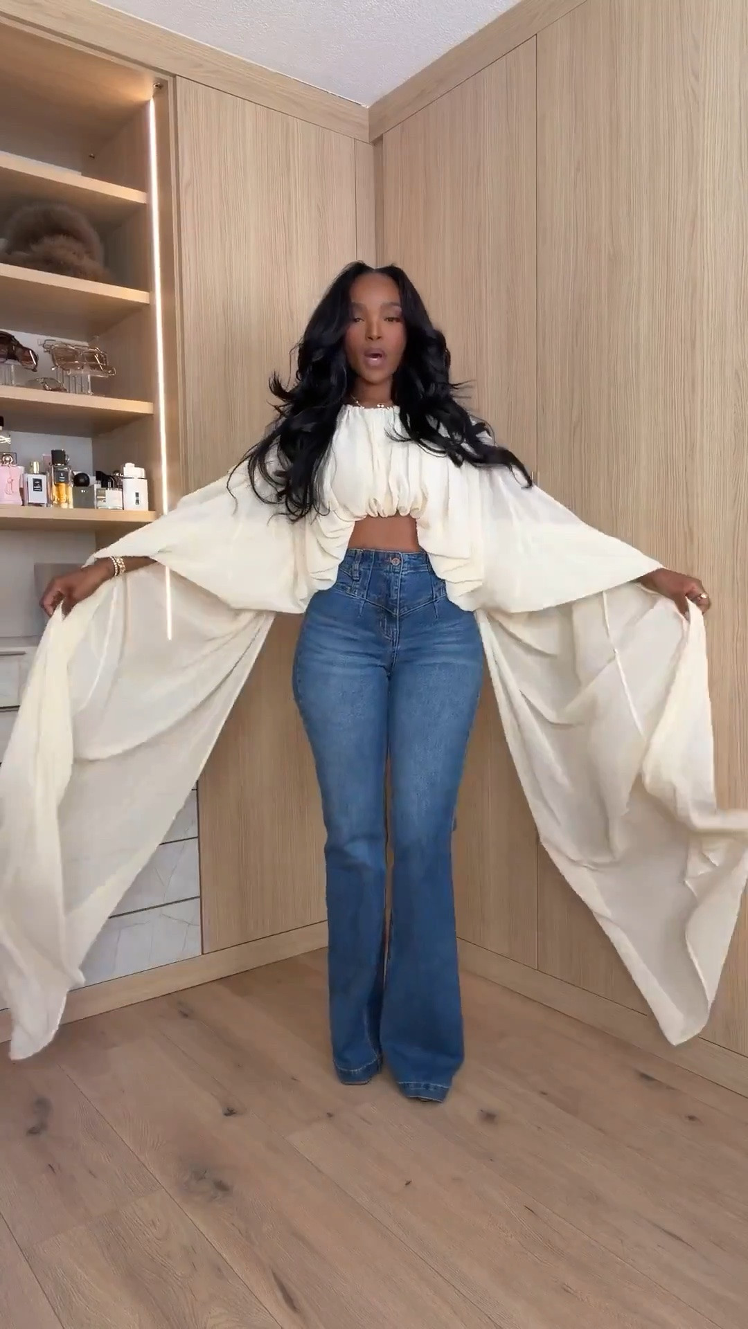 Scroll to shop! ✨ Everything from this look is linked below. 👇🏽    

Wearing: Size Small | 5’4” | 140 lbs | Denim 2 Long

📲   Download the FREE LTK app & follow me (@kirasfashionfinds) to shop all my daily finds.  #LTKootd #LTKPetite #LTKU
