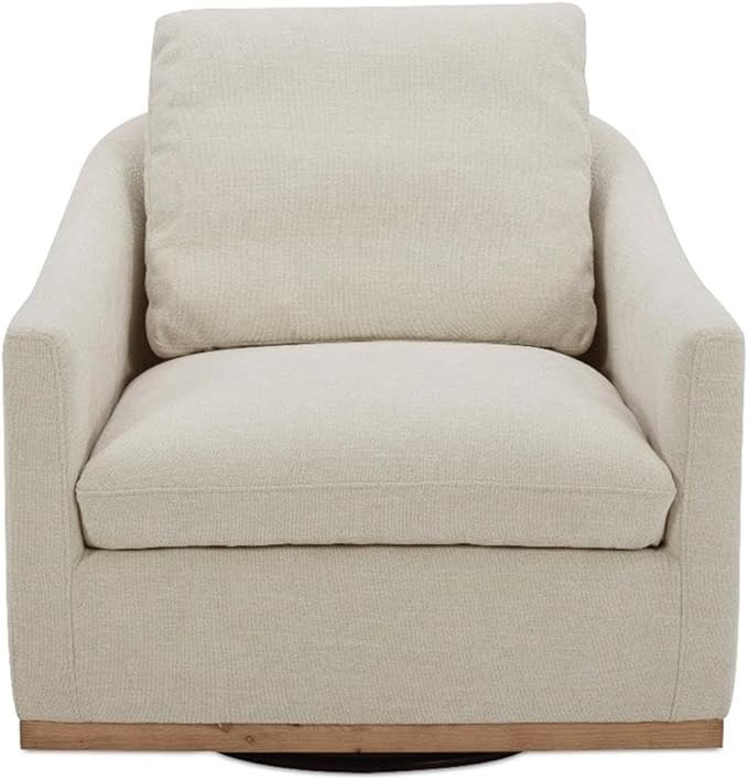 Moe's Home Collection Linden Accent Chair Fabric Beige | Amazon (US)