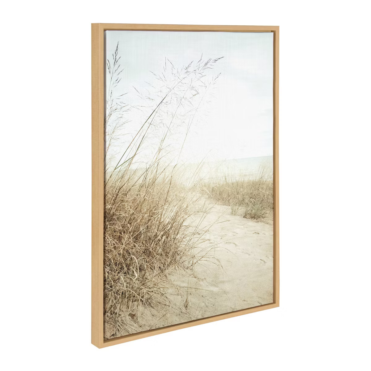 Sylvie Beach Grasses Framed Canvas by F2 Images - Kate & Laurel All Things Decor | Target