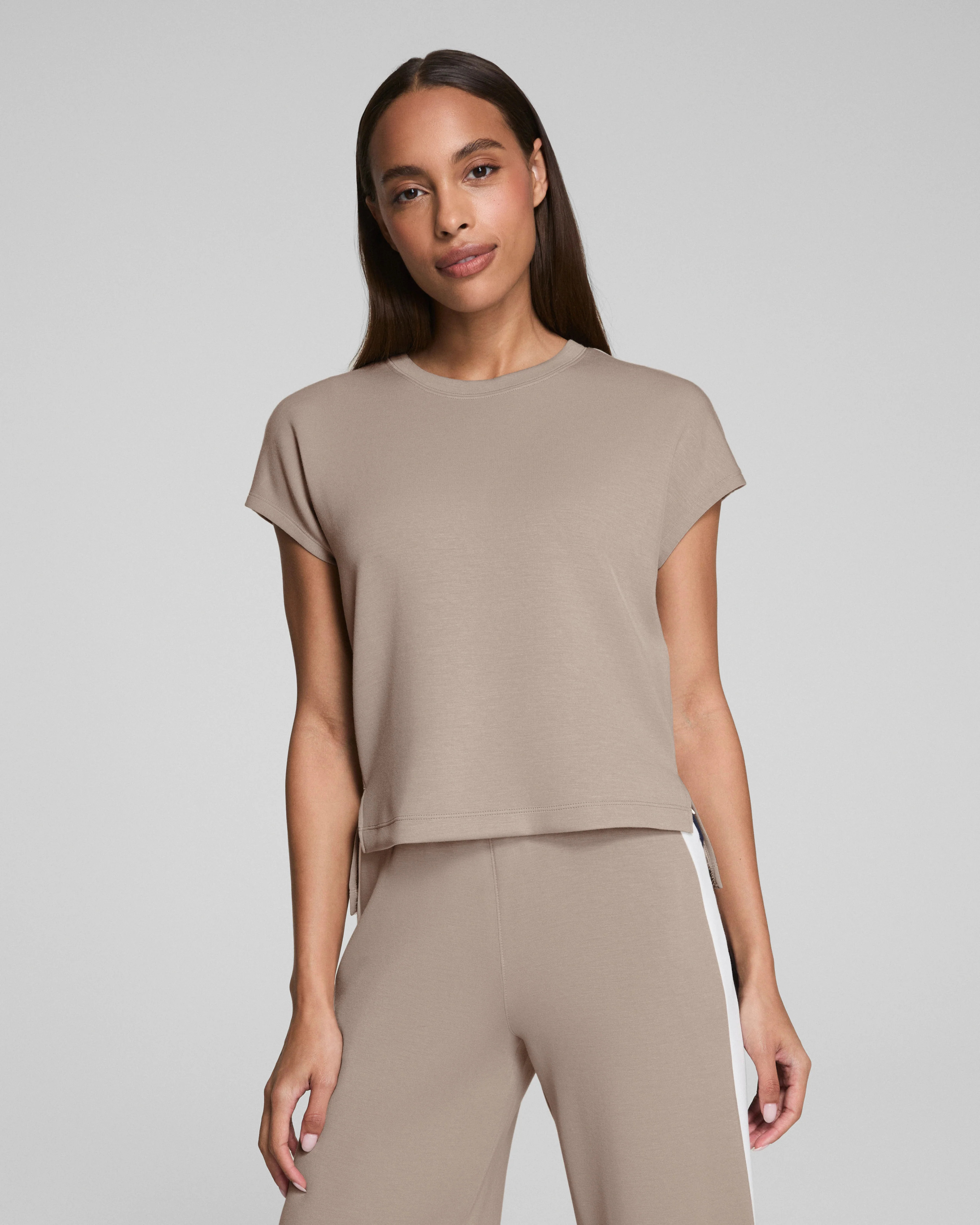 AirEssentials Cap Sleeve Tee with 4-Way Stretch | SPANX | Spanx