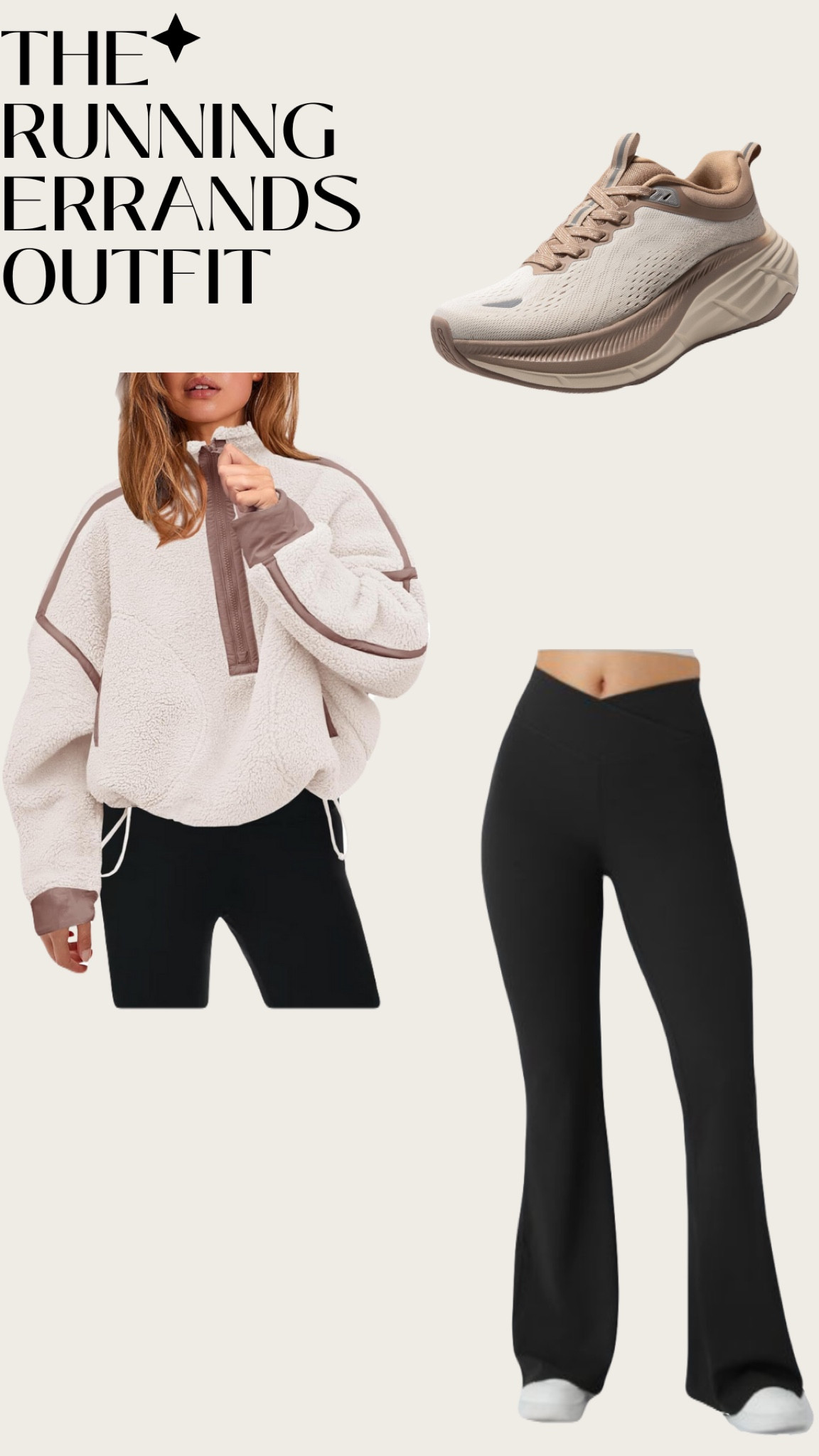 The cutest everyday athlesiure look for running errands, hangings home, or any other girly duties you may have!

I’m a sucker for cute yoga pants and a cozy Sherpa pull over, and paired with cute sneakers… chefs kiss!

#LTKActive #LTKStyleTip #LTKShoeCrush