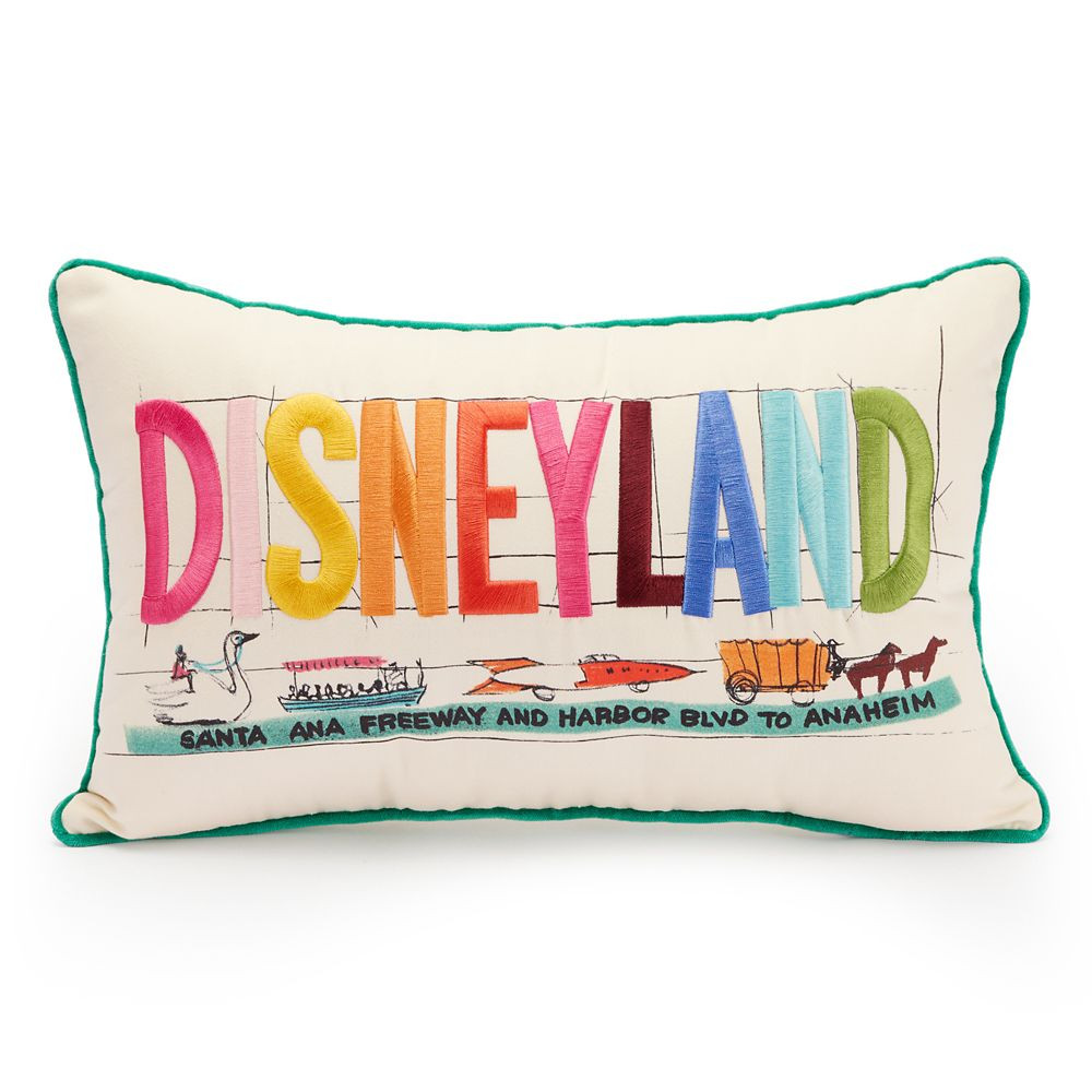 Disneyland 70th Anniversary Vault Pillow | Disney Store