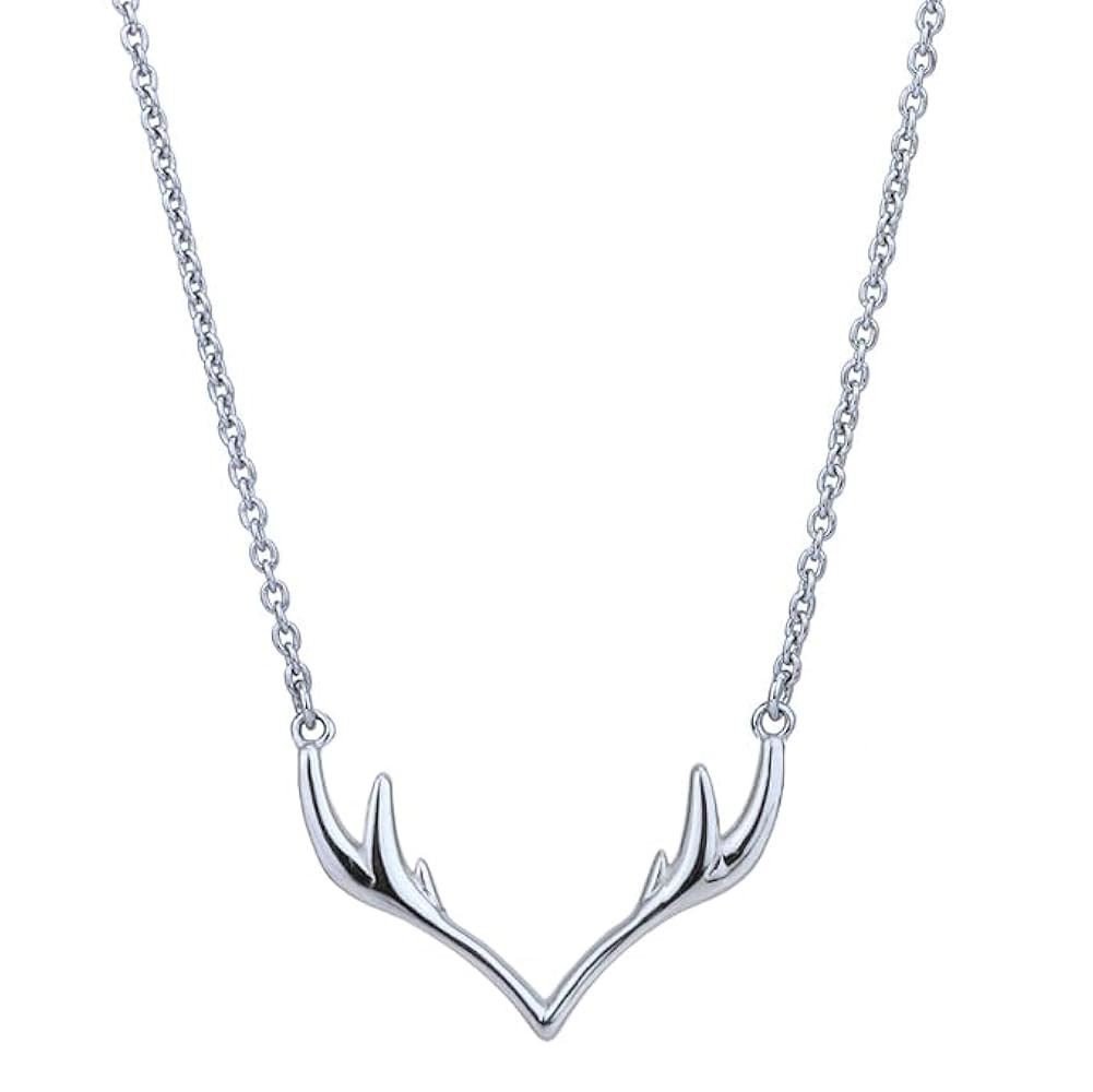 Vanbelle Sterling Silver Jewelry - Rhodium Plated with 925 Stamp - Fashionable Elk Antlers Shape ... | Amazon (CA)