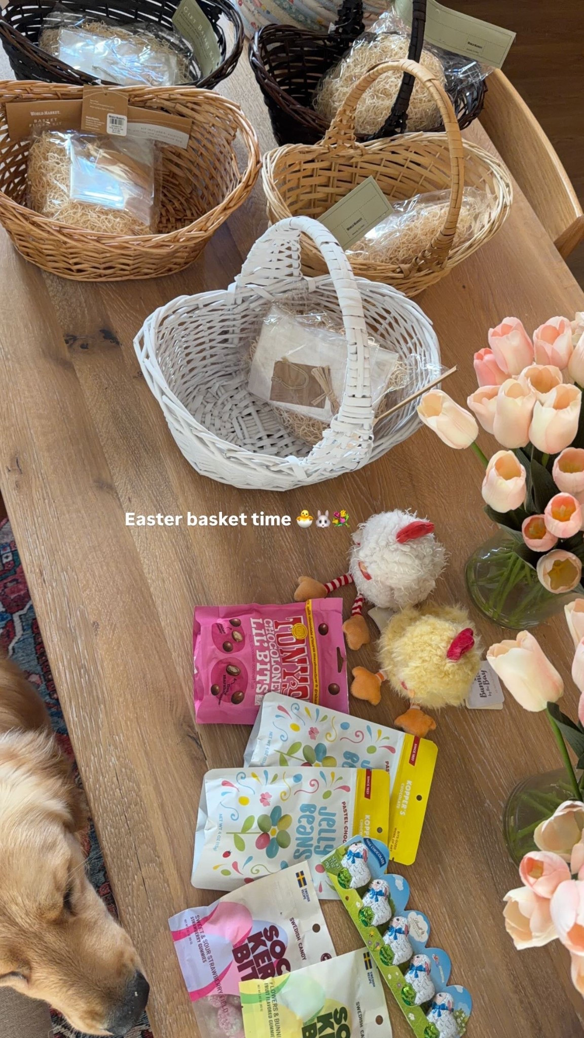 Easter basket time 🐣🐰💐