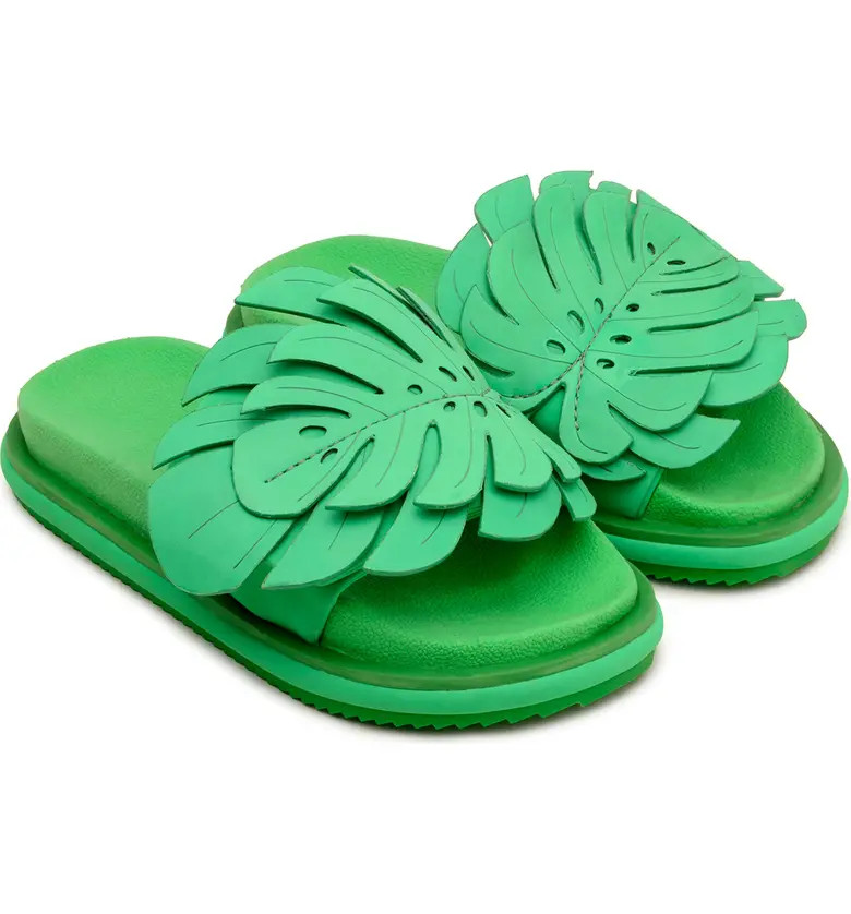 Monstera Leaf Slide Sandal | Nordstrom