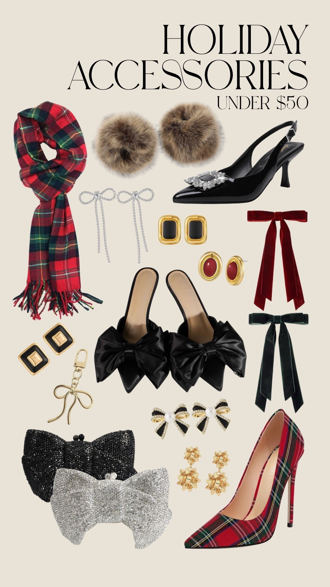 Holiday accessories to make any outfit pop! 

#LTKootd #LTKHoliday