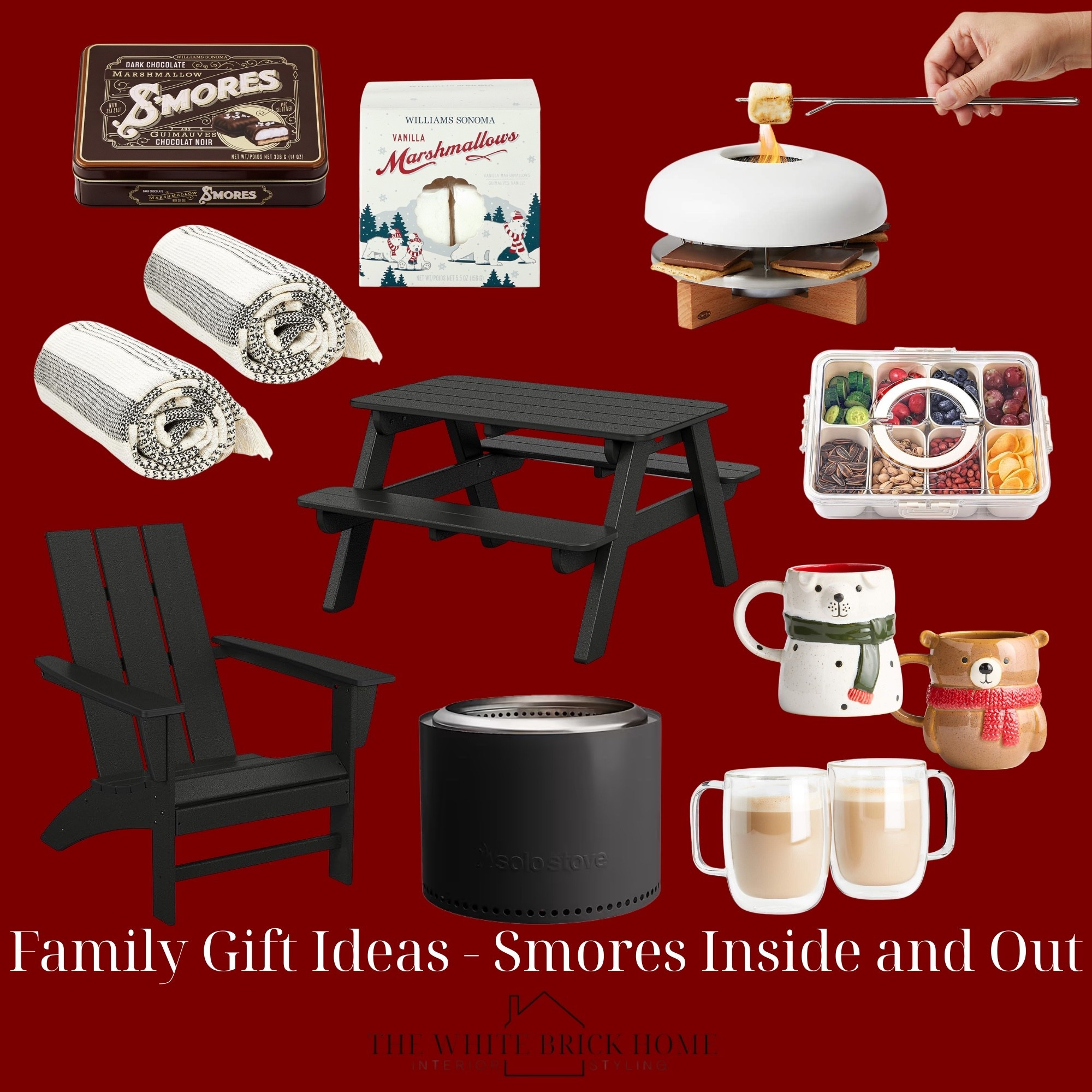 Leave it to a s’mores themed Christmas idea for cozy, campfire style treats indoors our outdoors to enjoy time together this holiday season! 

Gifts, family gift, family gift ideas, s’mores, snored maker, kids gifts ideas, gift ideas for families, gift ideas for kids, solo stove 

#LTKHoliday #LTKSeasonal #LTKGiftGuide