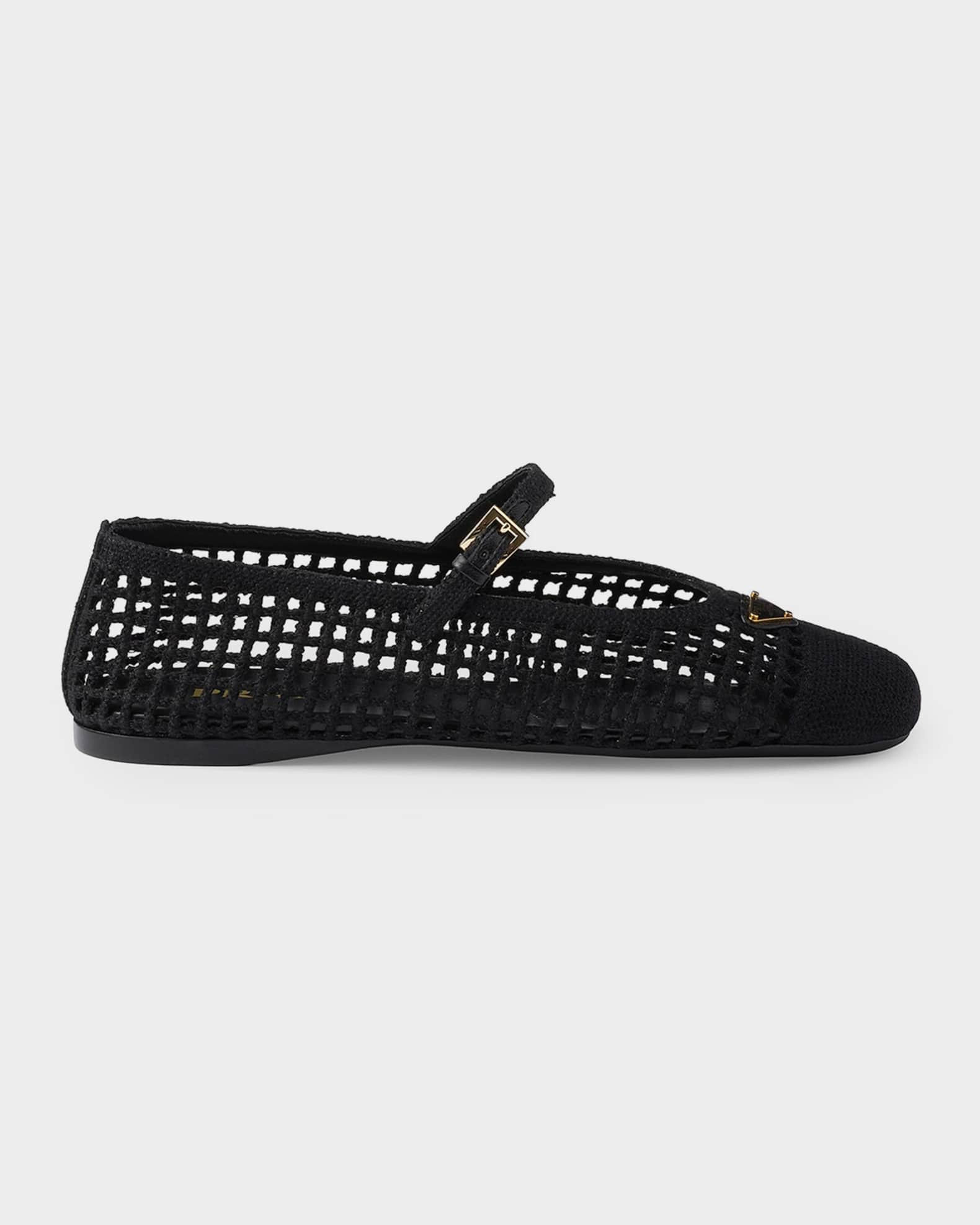 Crochet Ballerina Flats | Neiman Marcus