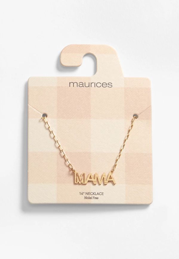 Gold Mama Necklace | Maurices