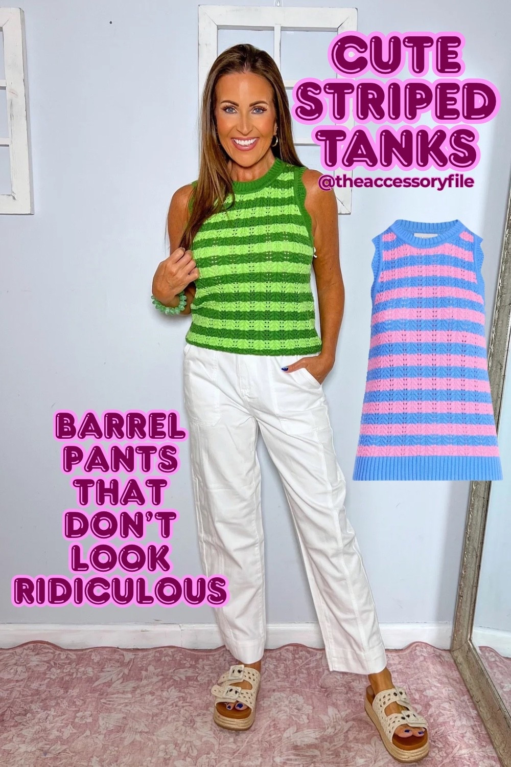 Love this green striped top. Now comes in pink and blue which is currently in my cart! Wearing a S top, XS pants. 


#walmartgfashion #walmartfinds #walmartstyle #summeroutfits #summerfashion #casualoutfits #casualstyle #barrelpants

#LTKootd #LTKSeasonal