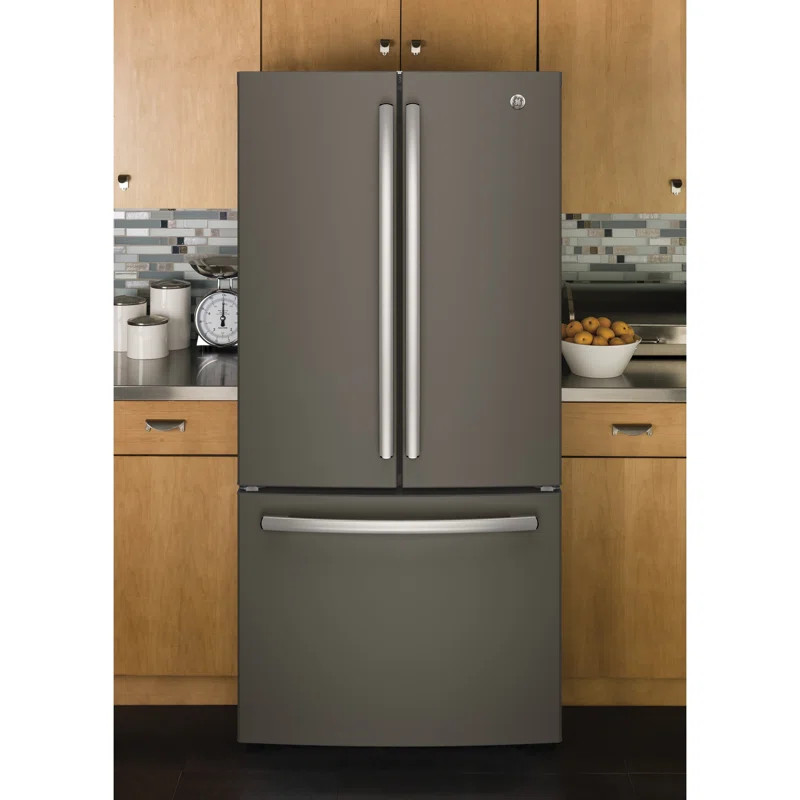 GE Smart Appliances 33" Counter Depth French Door 18.6 cu. ft. Smart Refrigerator | Wayfair North America