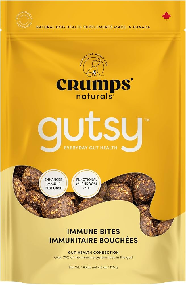 Crumps' Naturals Gutsy-Immune Bites 4.6oz/130g | Amazon (CA)