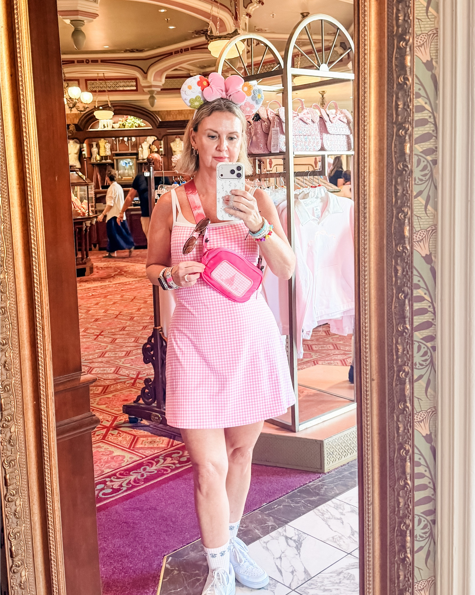 Disney family outfits idea 🎀
We created matching pink gingham Disney outfits for a grandma, a pregnant mama, and a toddler using affordable finds from Target, Amazon, Walmart, Etsy, and Marshall’s. The perfect Disney World outfit if you love a coordinated look without buying a full matching set.

Sharing our pink gingham dresses, Minnie ears, comfy park sneakers, and Disney park essentials here.

#disneyoutfit
#disneyfamilyoutfits
#disneyworldoutfit
#disneymomoutfit
#disneytoddleroutfit
#minnieears
#pinkgingham
#disneystyle

@Target @DSW @Etsy 

#LTKBump #LTKootd #LTKKids