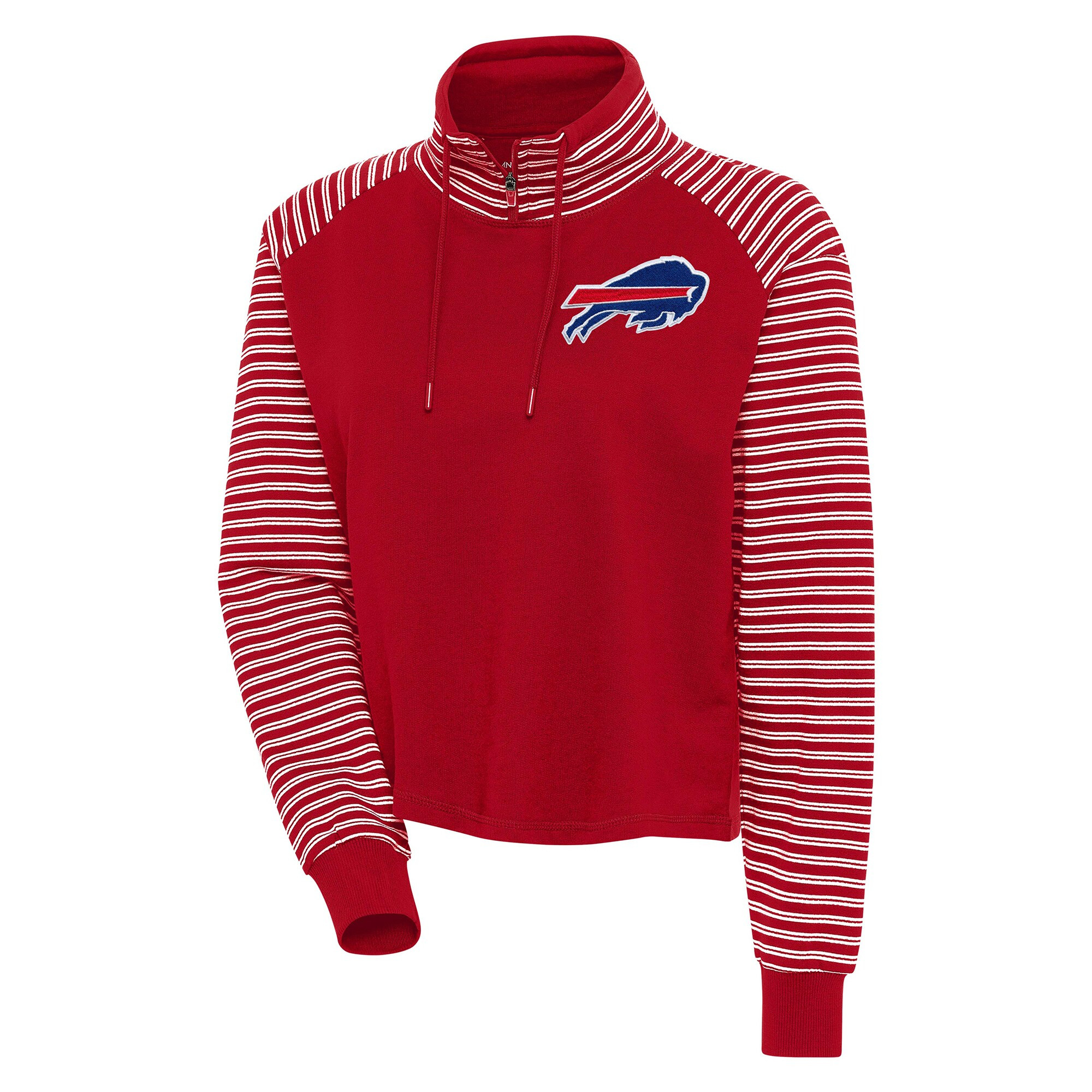 Women's Buffalo Bills Antigua Red/White Squad Pullover Top | NFL Shop