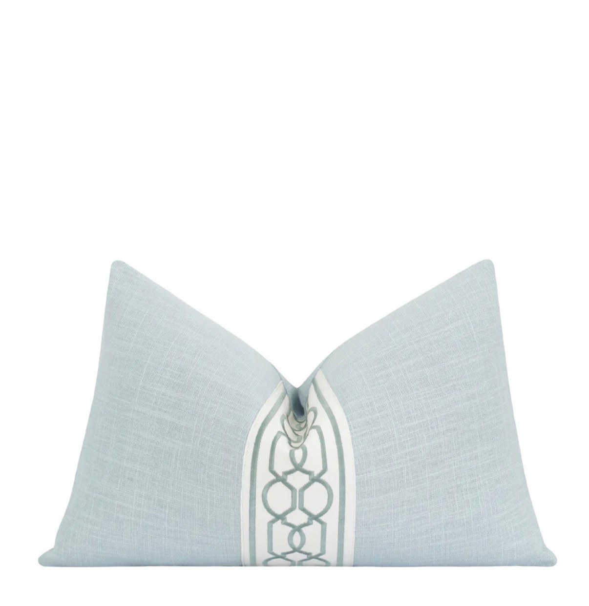 Summer pillows, lumber pillows, traditional decor fretwork pillow